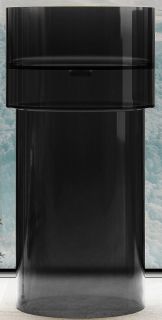 Напольная раковина ABBER Kristall 45x90см чёрный AT2701Onyx